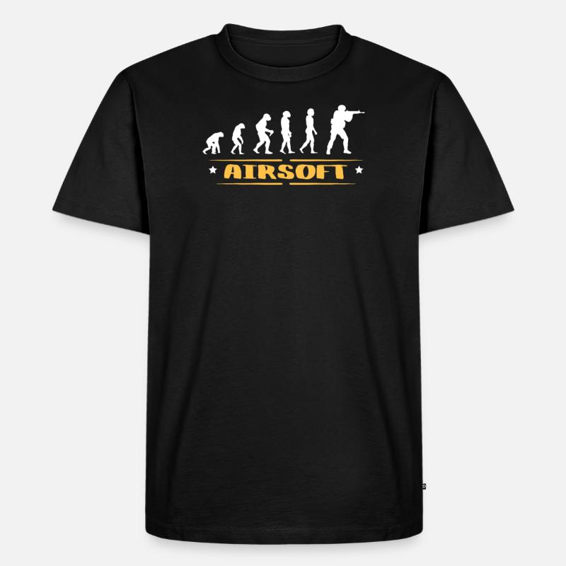 EVOLUTION AIRSOFT - Men's Premium Organic T-Shirt - black