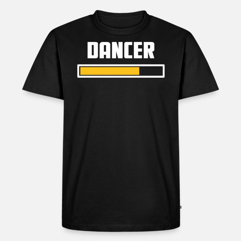 Dancer Installing Shirt - Männer Premium Bio T-Shirt - Schwarz
