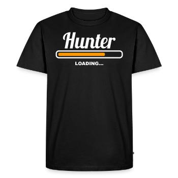 Hunter loading - Men's Premium Organic T-Shirt - black - Front - Nico (187cm)