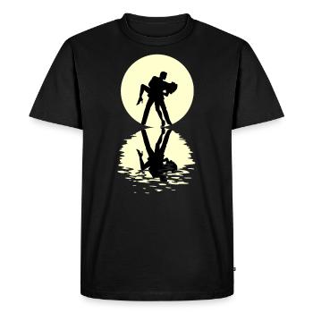 Tango Moon - T-shirt Premium bio Homme - noir - Devant - Nico (187cm)