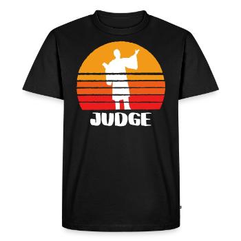 The Judge - T-shirt Premium bio Homme - noir - Devant - Nico (187cm)