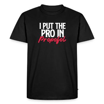 Anesthésie - T-shirt Premium bio Homme - noir - Devant - Nico (187cm)