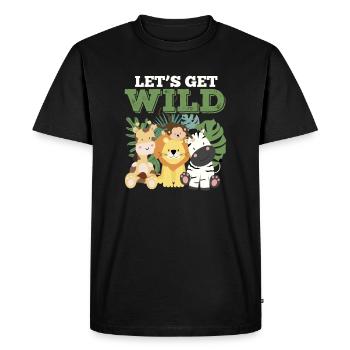 Afrique Safari Wildnis Afro Savane Cadeau - T-shirt Premium bio Homme - noir - Devant - Nico (187cm)