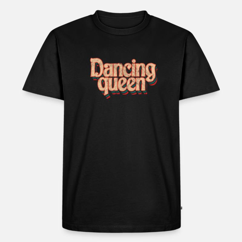 Disco - Männer Premium Bio T-Shirt - Schwarz