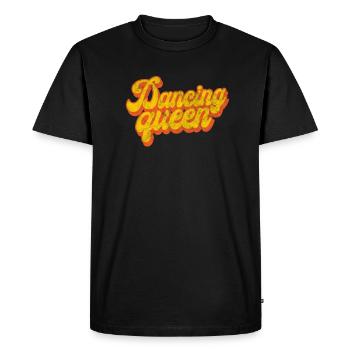 Disco 70s 80s 80s 80s Retro Gift - Men's Premium Organic T-Shirt - black - Front - Nico (187cm)