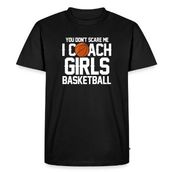 Basketball Coach Basketball Coach Coach Gift - Men's Premium Organic T-Shirt - black - Front - Nico (187cm)