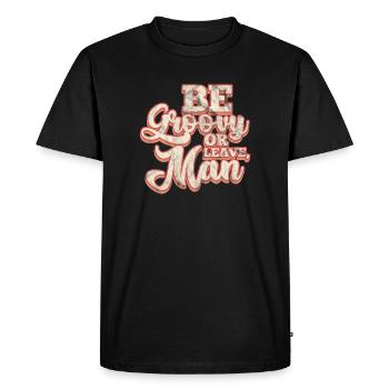 60 années 70 - T-shirt Premium bio Homme - noir - Devant - Nico (187cm)