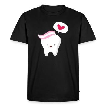Dentiste Dentiste Dentiste Dentist Dents Cadeau - T-shirt Premium bio Homme - noir - Devant - Nico (187cm)