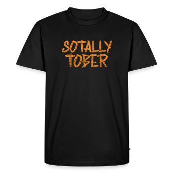 alcohol - Men's Premium Organic T-Shirt - black - Front - Nico (187cm)