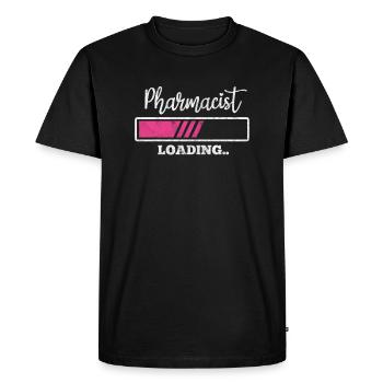 Pharmacy - Men's Premium Organic T-Shirt - black - Front - Nico (187cm)