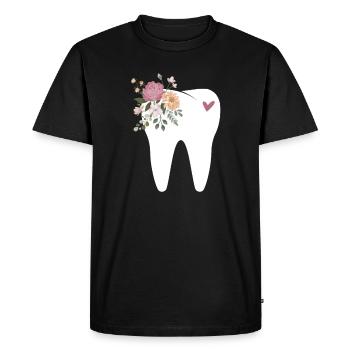 Dentiste Dentiste Dentiste Dentist Dents Cadeau - T-shirt Premium bio Homme - noir - Devant - Nico (187cm)