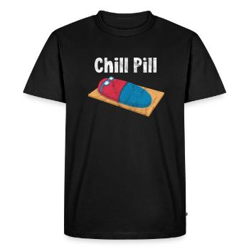 Pharmacy - Men's Premium Organic T-Shirt - black - Front - Nico (187cm)