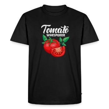 Tomate - T-shirt Premium bio Homme - noir - Devant - Nico (187cm)