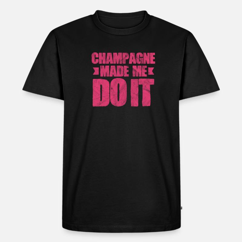blockedTitle - Männer Premium Bio T-Shirt - Schwarz
