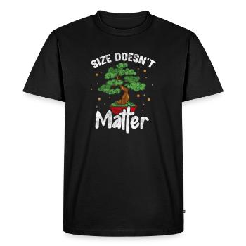 Bonsaï - T-shirt Premium bio Homme - noir - Devant - Nico (187cm)