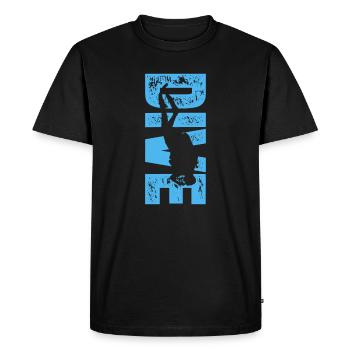 Plongeurs Plongée Mer Vacances Plongée Cadeau - T-shirt Premium bio Homme - noir - Devant - Nico (187cm)