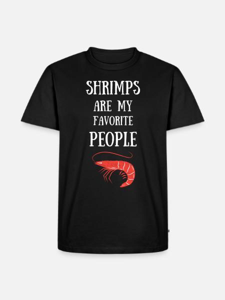 Shrimp shrimp aquarium crab animal - Men's Premium Organic T-Shirt - black