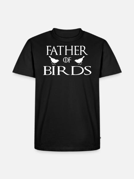 Father Of Birds - Men's Premium Organic T-Shirt - black