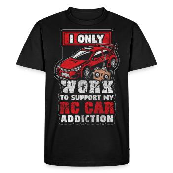 Rc Auto Rc - Men's Premium Organic T-Shirt - black - Front - Nico (187cm)