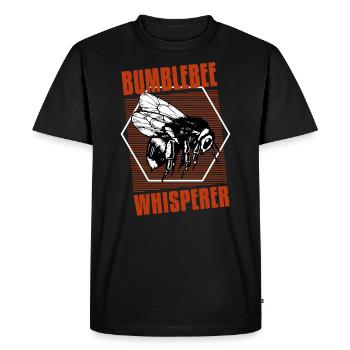 chemise rétro bumblebee whisperer - T-shirt Premium bio Homme - noir - Devant - Nico (187cm)