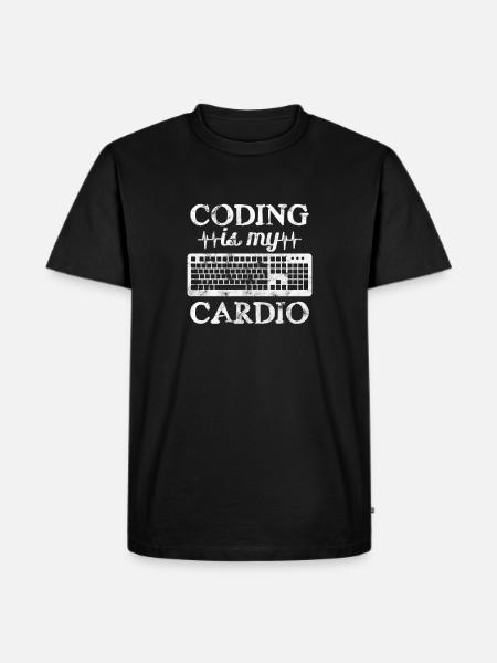 Software developer - Men's Premium Organic T-Shirt - black