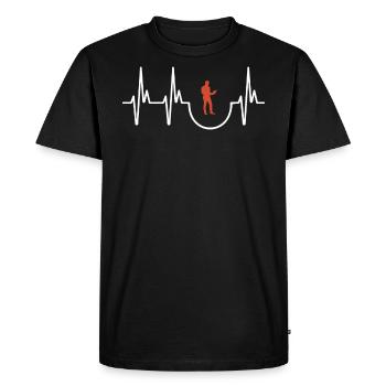 Programming - Men's Premium Organic T-Shirt - black - Front - Nico (187cm)