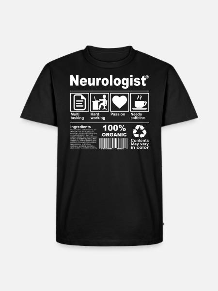 Neurologist - Men's Premium Organic T-Shirt - black