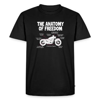 Biker - Men's Premium Organic T-Shirt - black - Front - Nico (187cm)