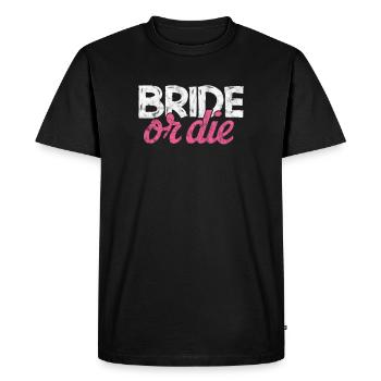 Enterrement de vie de jeune fille Mariée JGA Party Cadeau - T-shirt Premium bio Homme - noir - Devant - Nico (187cm)