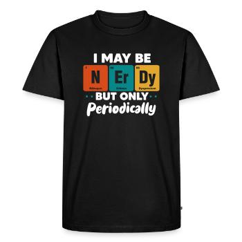 Chimie - T-shirt Premium bio Homme - noir - Devant - Nico (187cm)