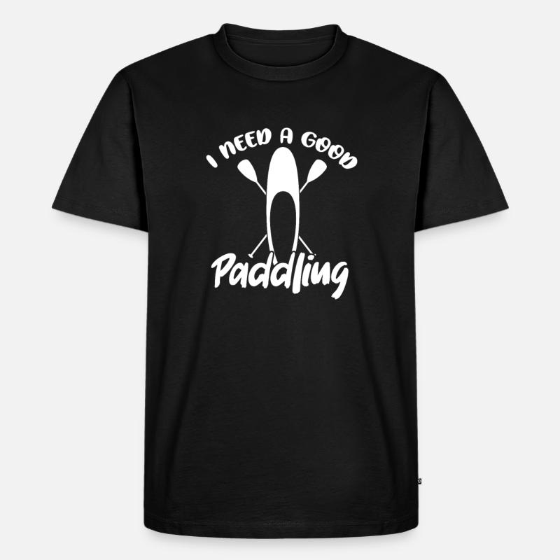 SUP - Männer Premium Bio T-Shirt - Schwarz