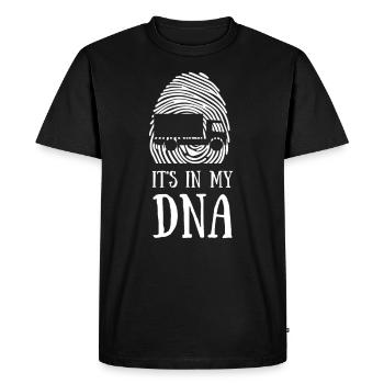 Camion camionneur profession emploi entrepôt trafic cadeau - T-shirt Premium bio Homme - noir - Devant - Nico (187cm)