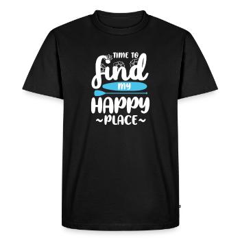 SOUPER - T-shirt Premium bio Homme - noir - Devant - Nico (187cm)