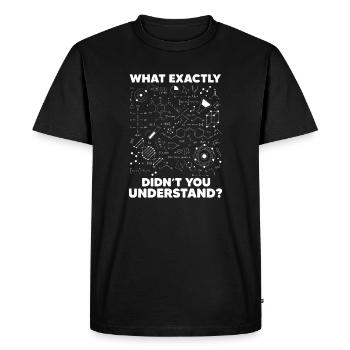 Chimie - T-shirt Premium bio Homme - noir - Devant - Nico (187cm)