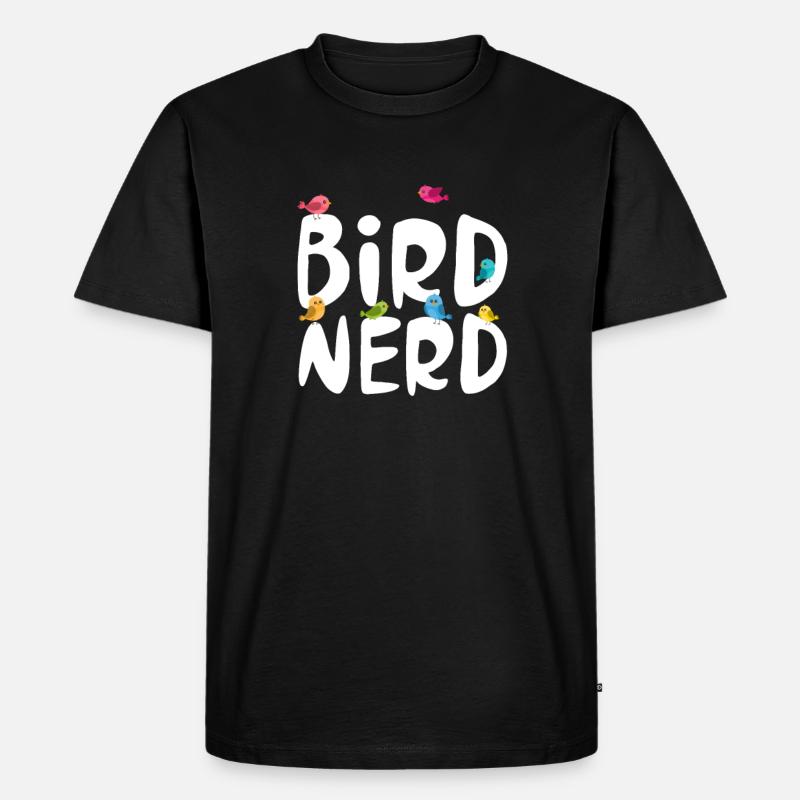 Ornithologie - Männer Premium Bio T-Shirt - Schwarz