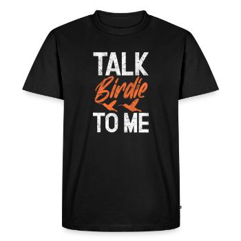 Ornithology Bird Watching Ornithologist Birding - Men's Premium Organic T-Shirt - black - Front - Nico (187cm)