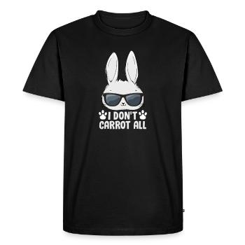 Lièvre - T-shirt Premium bio Homme - noir - Devant - Nico (187cm)