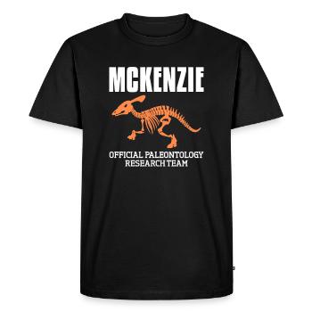 Paléontologie Fossile de dinosaure Cadeau préhistorique - T-shirt Premium bio Homme - noir - Devant - Nico (187cm)