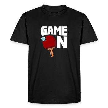 Ping-Pong Tennis de table Ping Pong Ping Pong Cadeau - T-shirt Premium bio Homme - noir - Devant - Nico (187cm)