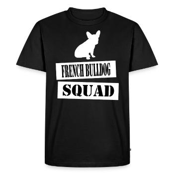 join the french bulldog squad - Men's Premium Organic T-Shirt - black - Front - Nico (187cm)