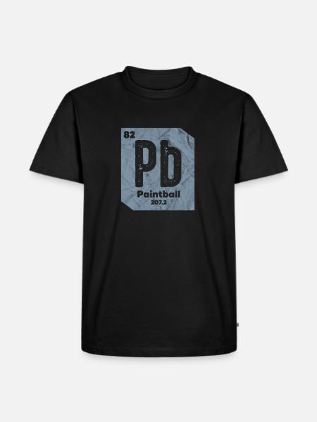 Paintball - Men's Premium Organic T-Shirt - black
