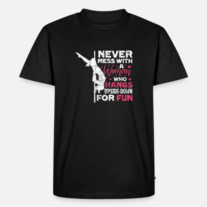 Pole Dance - Männer Premium Bio T-Shirt - Schwarz