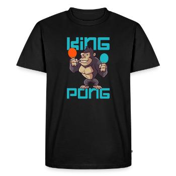 Ping-Pong Tennis de table Ping Pong Ping Pong Cadeau - T-shirt Premium bio Homme - noir - Devant - Nico (187cm)