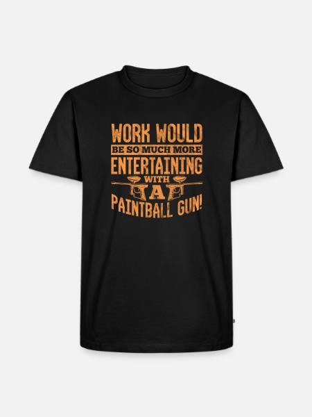 Paintball - Men's Premium Organic T-Shirt - black
