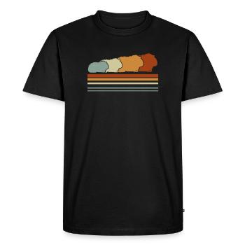Guinea Pig Pet Guinea Pig Gift - Men's Premium Organic T-Shirt - black - Front - Nico (187cm)