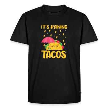 Taco - T-shirt Premium bio Homme - noir - Devant - Nico (187cm)