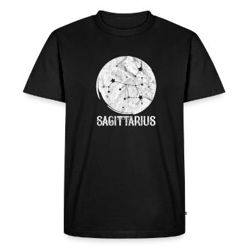 Sagittarius - Men's Premium Organic T-Shirt - black - Front - Nico (187cm)