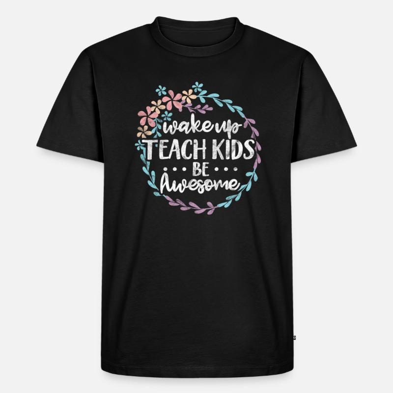 Lehrer Lehrerin - Männer Premium Bio T-Shirt - Schwarz