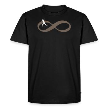 HURLING FOR EVER Hurling Team Infinity - Men's Premium Organic T-Shirt - black - Front - Nico (187cm)