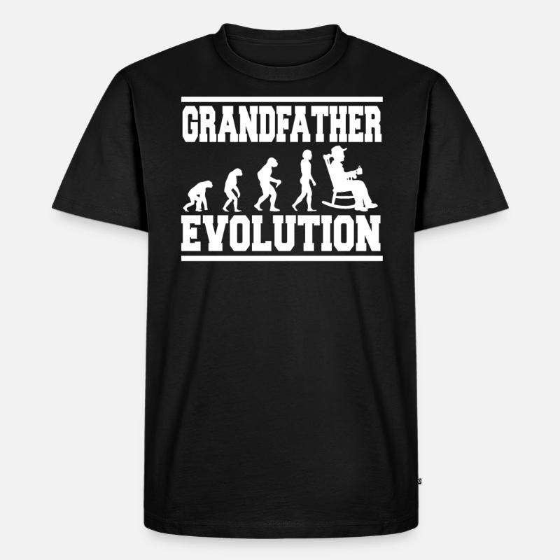 GRANDFATHER EVOLUTION Tea - Men's Premium Organic T-Shirt - black